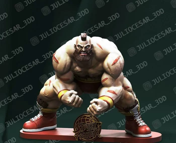 STL - figura Zangief v1