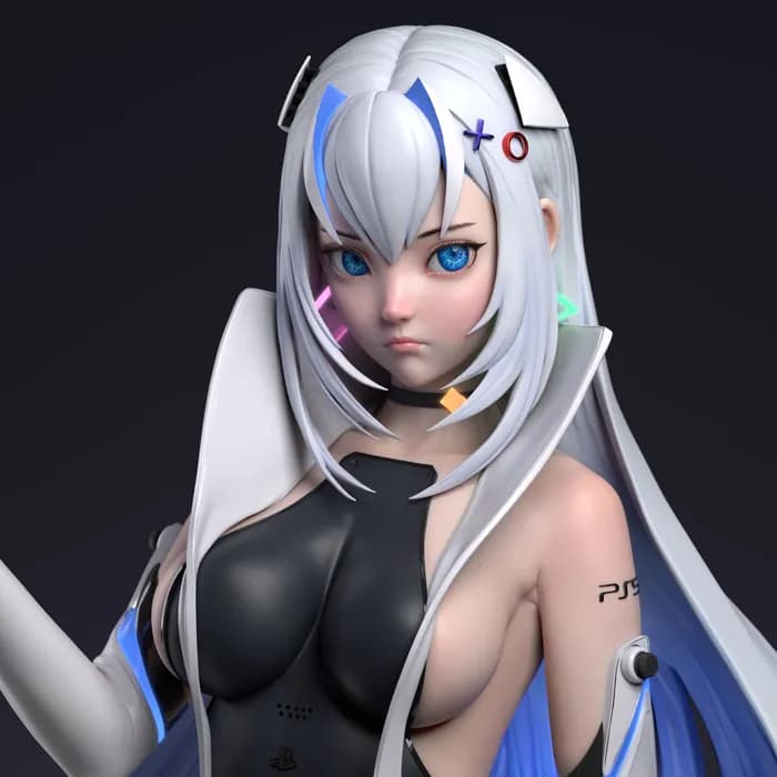 STL - Figuras Anime PlayStation