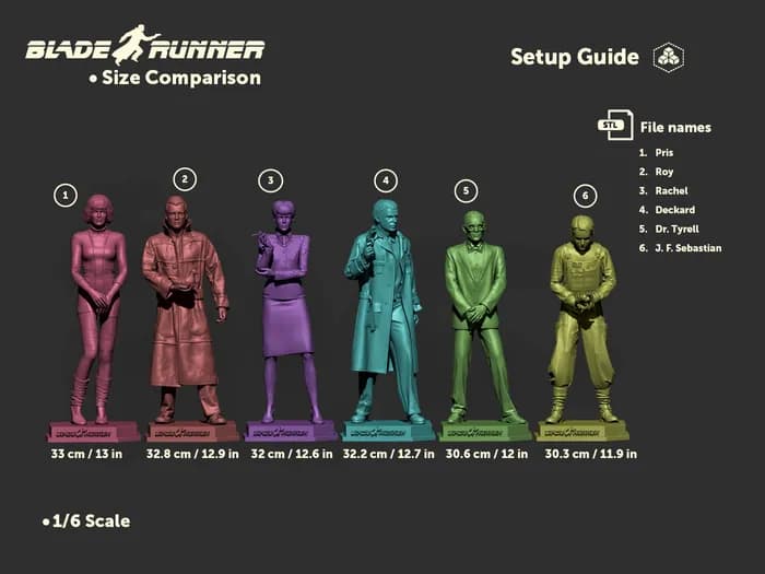 STL - Figuras Blade Runner