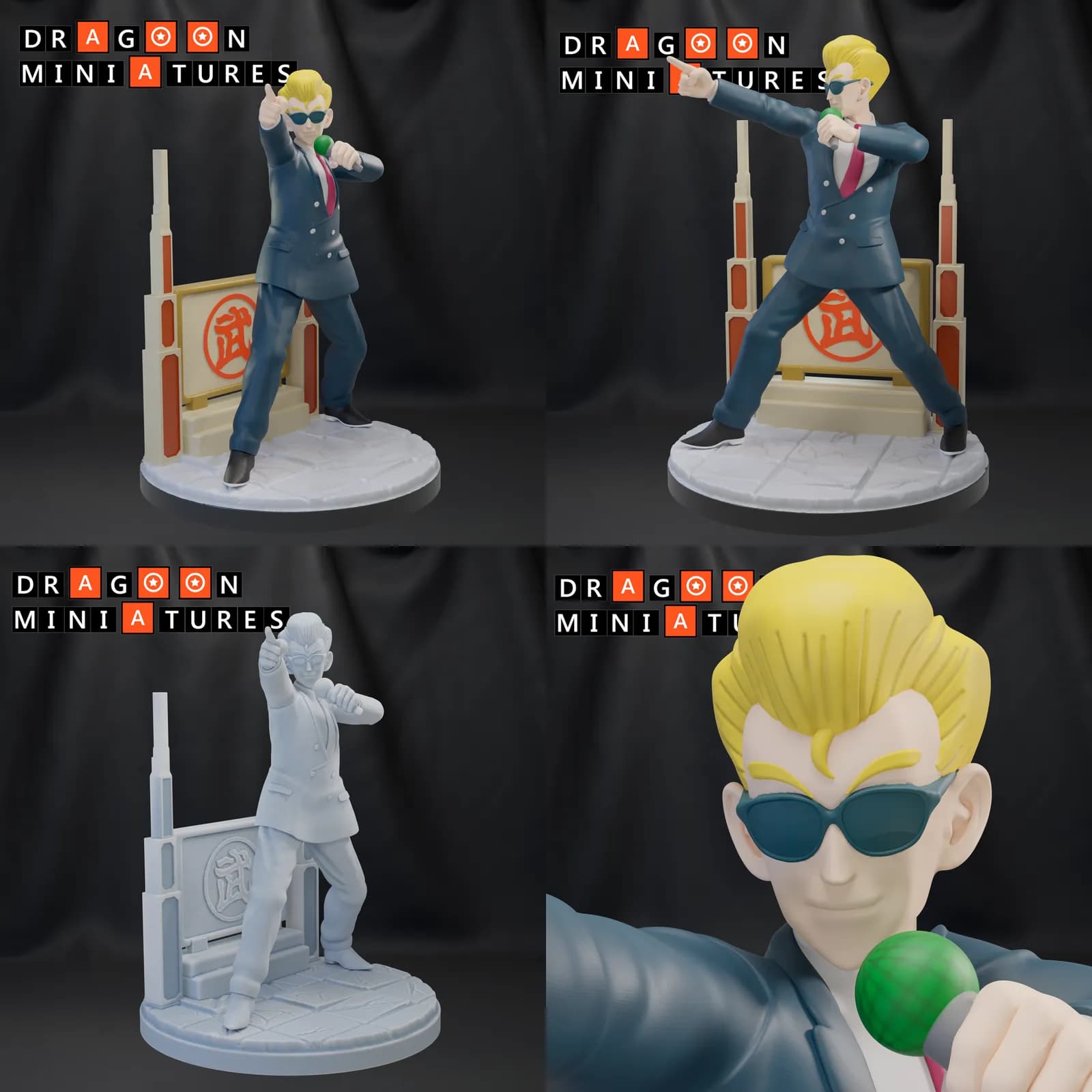 STL - Figuras Colección Dragon Ball Z render 2