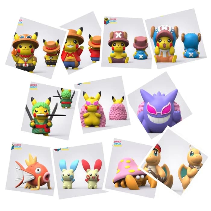 STL - Figuras coleccionables de Pokémon