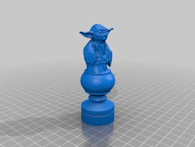 STL - Figuras de ajedrez de Star Wars render 5