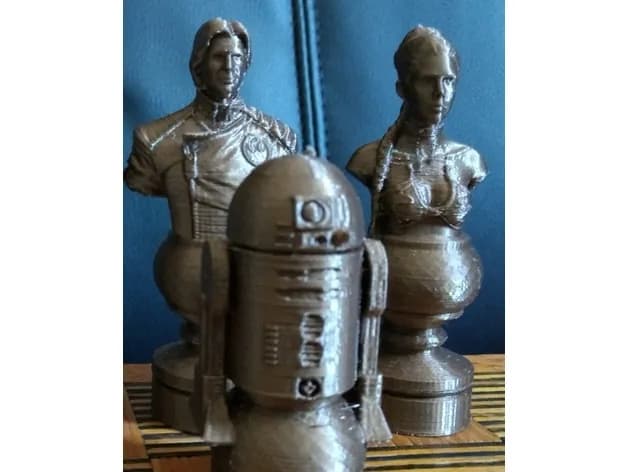 STL - Figuras de ajedrez de Star Wars