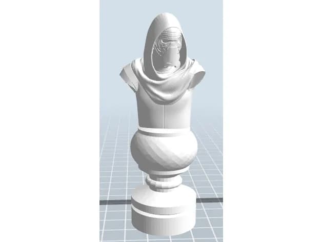 STL - Figuras de ajedrez de Star Wars