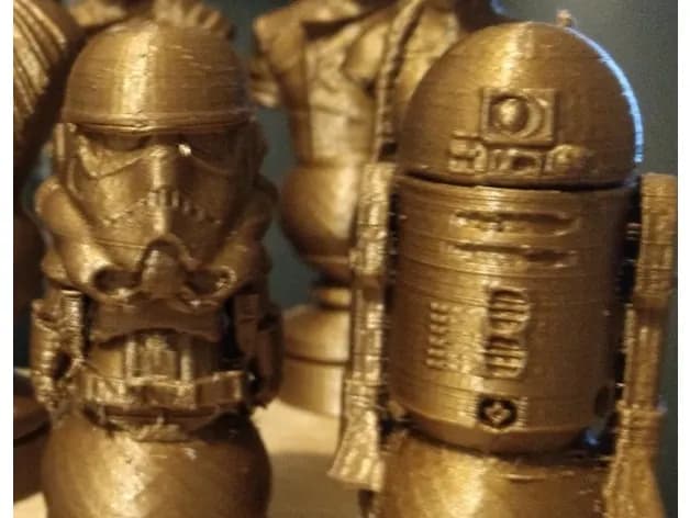 STL - Figuras de ajedrez de Star Wars