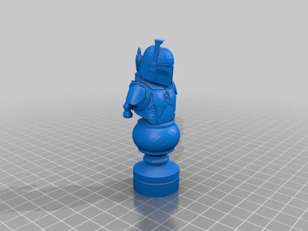 STL - Figuras de ajedrez de Star Wars