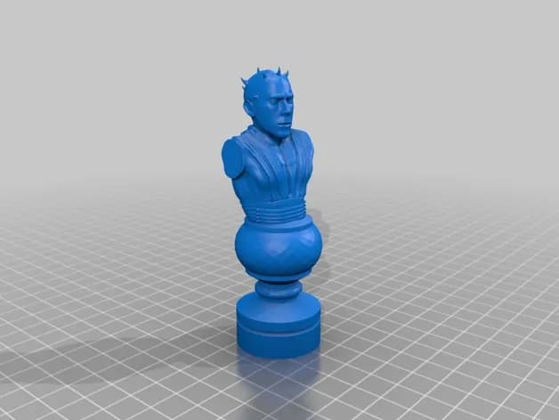 STL - Figuras de ajedrez de Star Wars