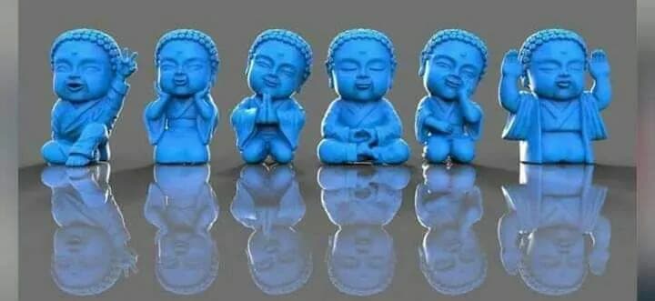 STL - Figuras de Buda bebé
