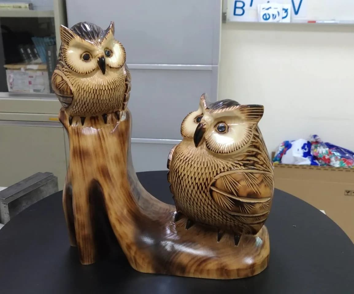 STL - Figuras de búho decorativas render 2