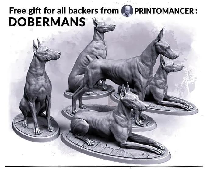 STL - Figuras de doberman