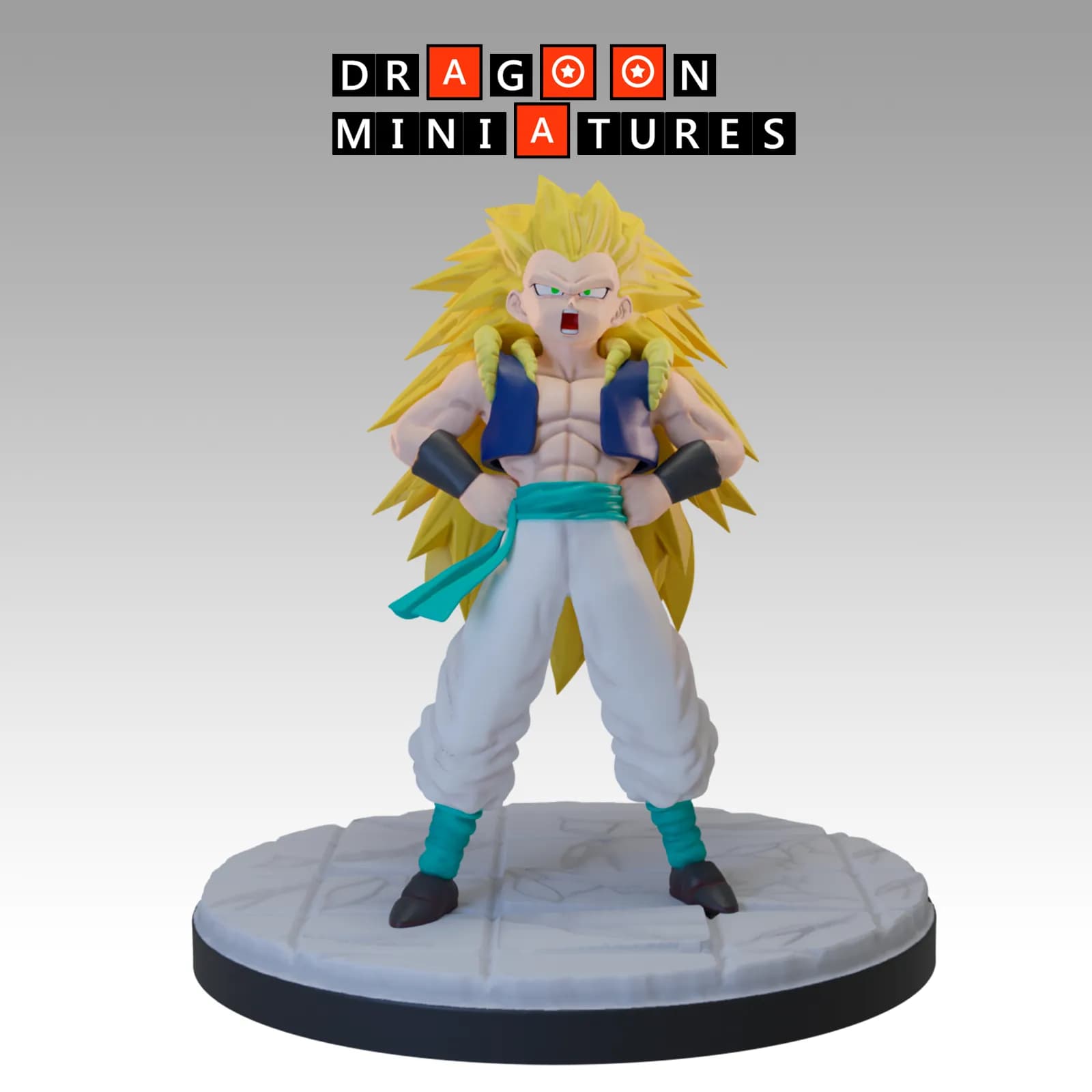 STL - Figuras de Dragon Ball Z render 5
