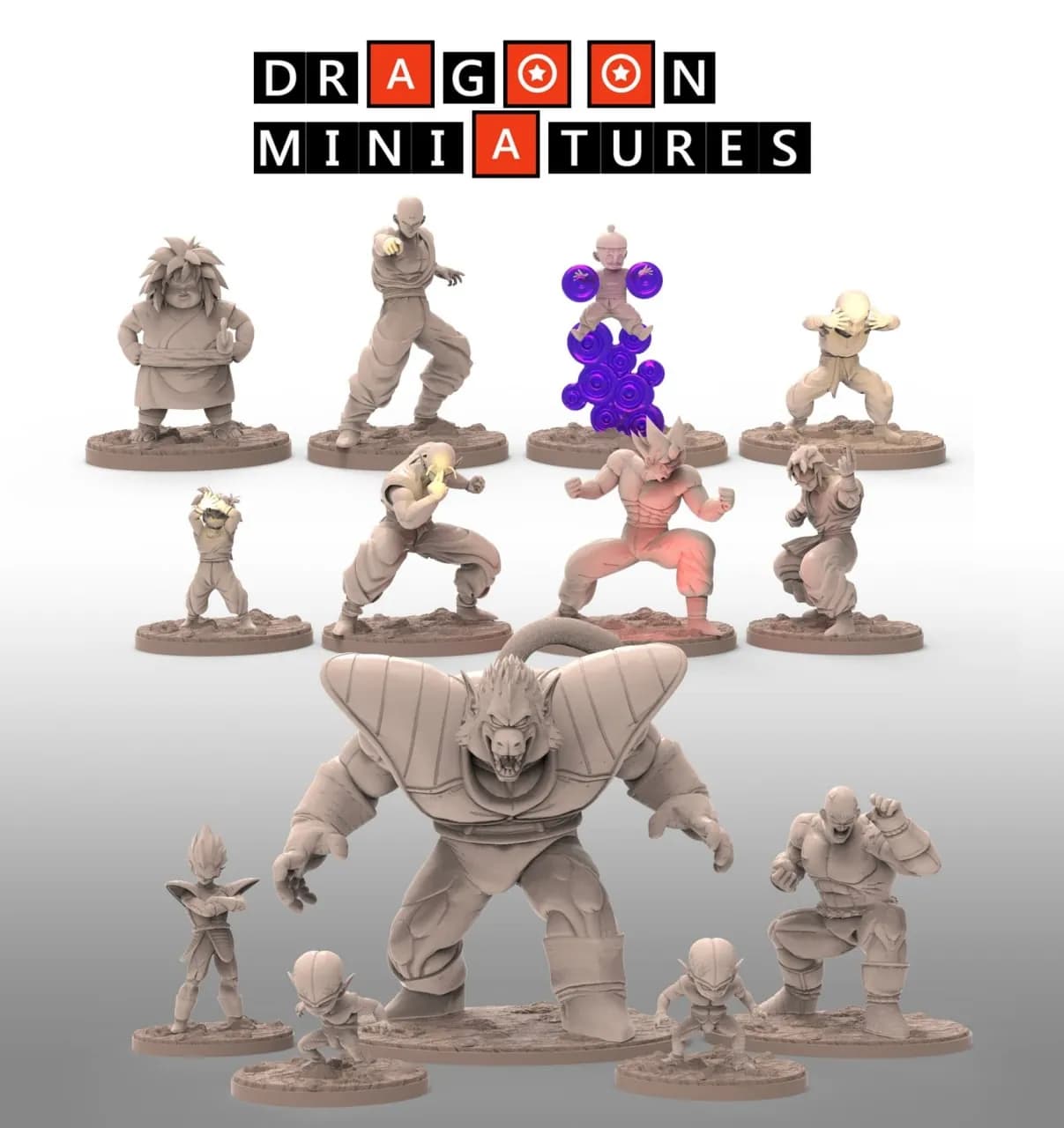 STL - Figuras de Dragon Ball Z 3 render 2