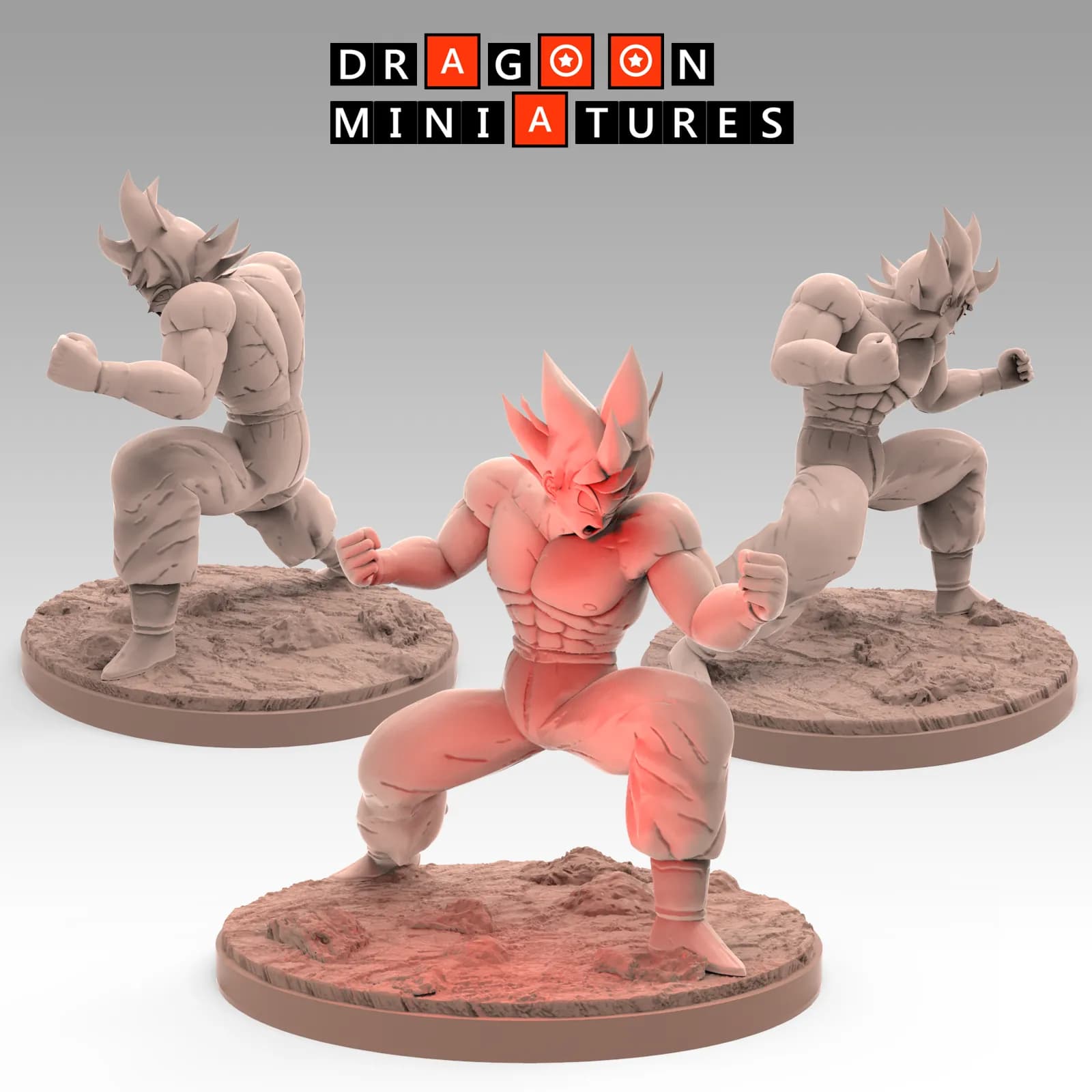 STL - Figuras de Dragon Ball Z 3 render 4