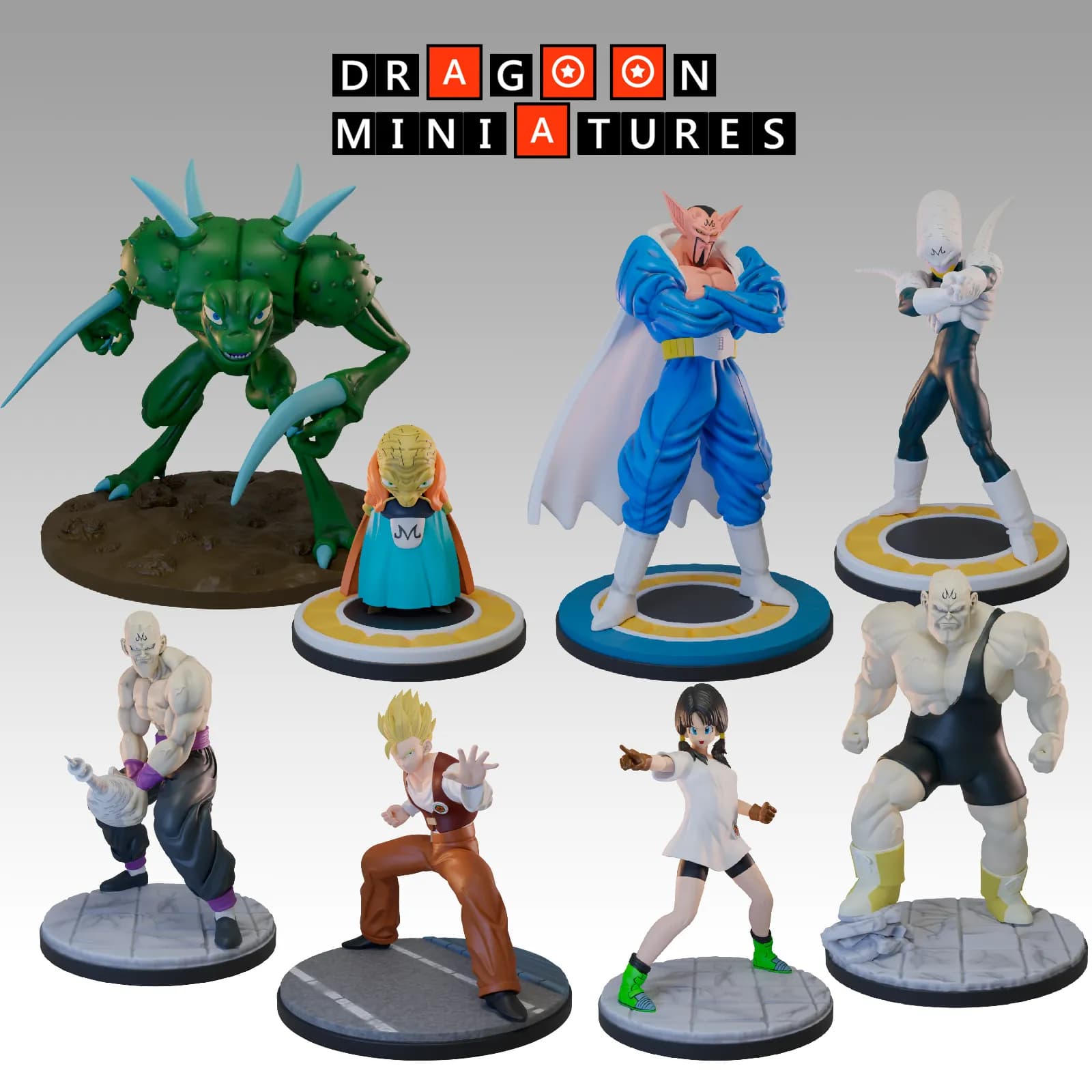 STL - Figuras de Dragon Ball Z 4 render 4