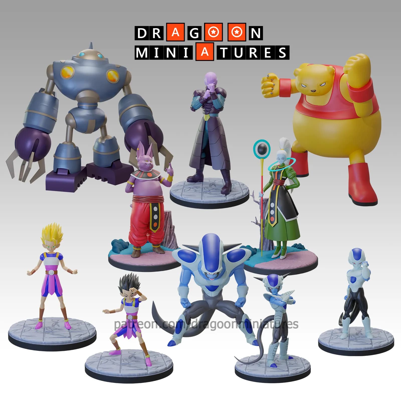STL - Figuras de Dragon Ball Z 5 render 4