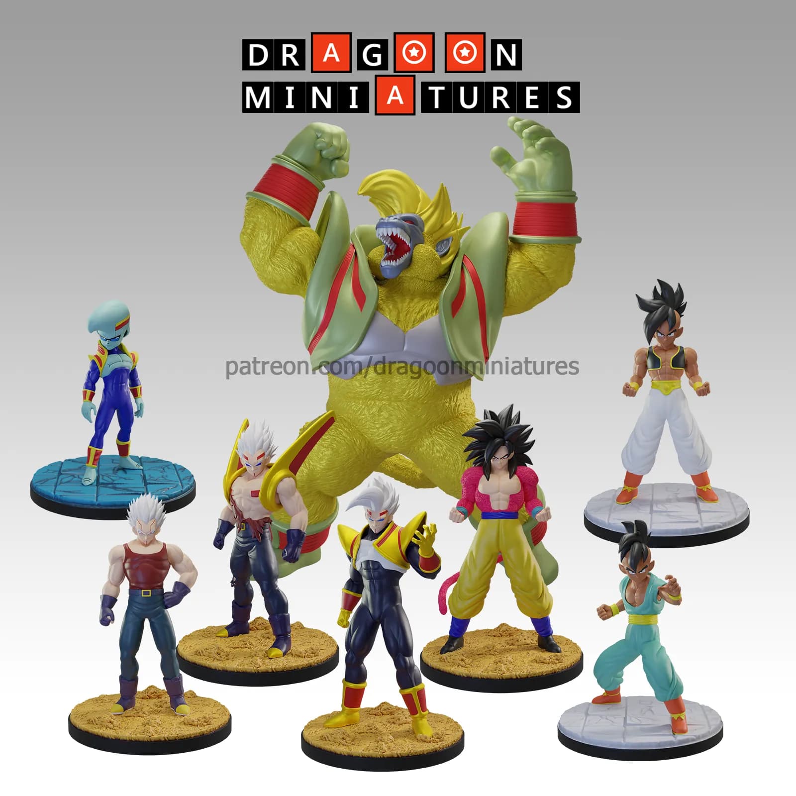 STL - Figuras de Dragon Ball Z 6 render 4
