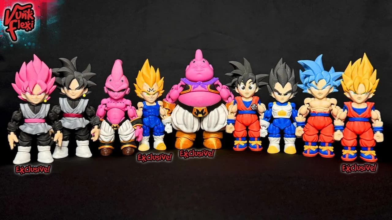 STL - Figuras de Dragon Ball Z Set 2