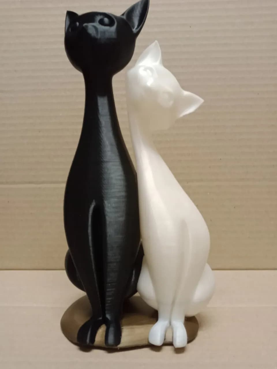 STL - Figuras de gatos enamorados