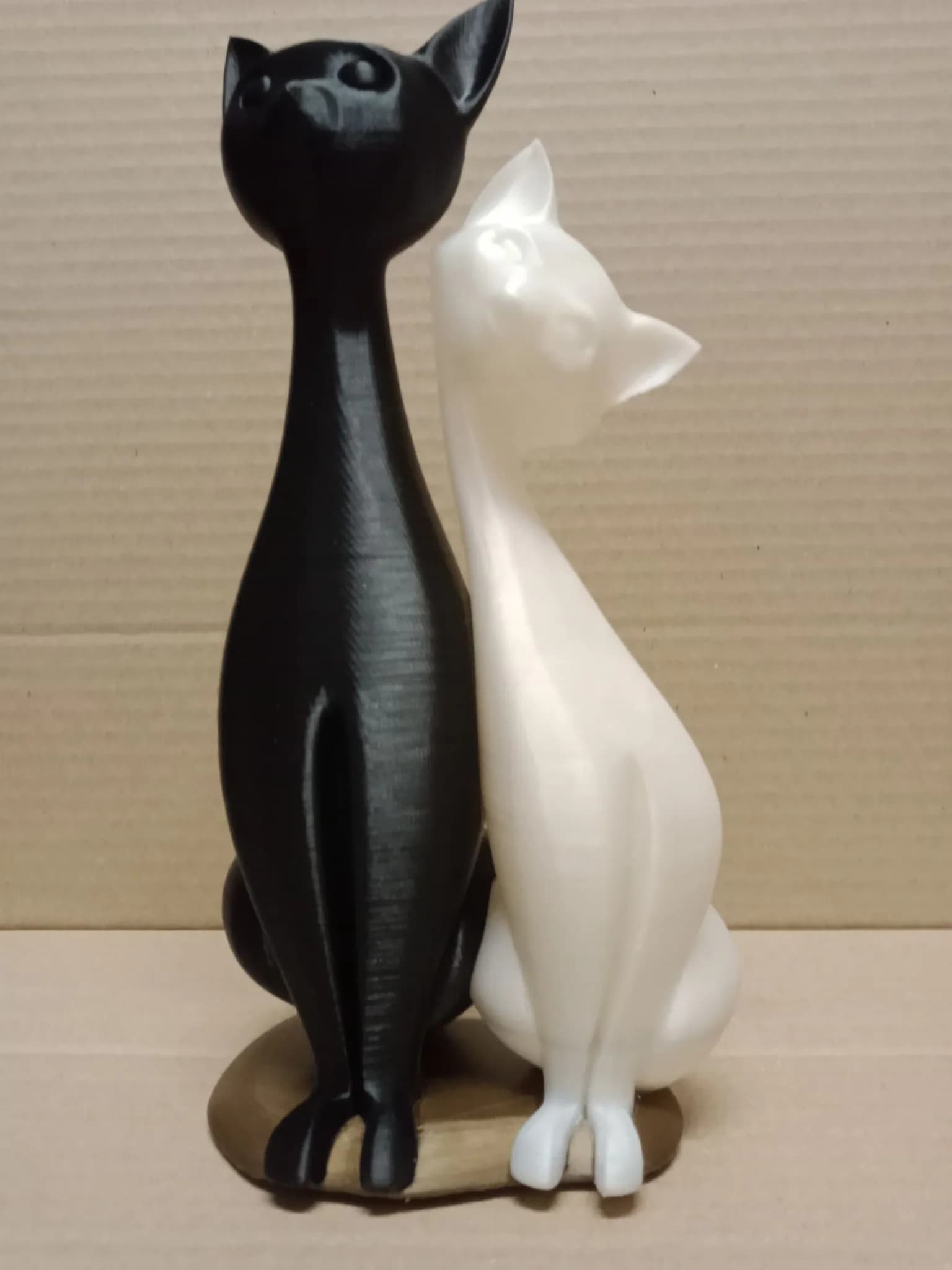 STL - Figuras de gatos enamorados