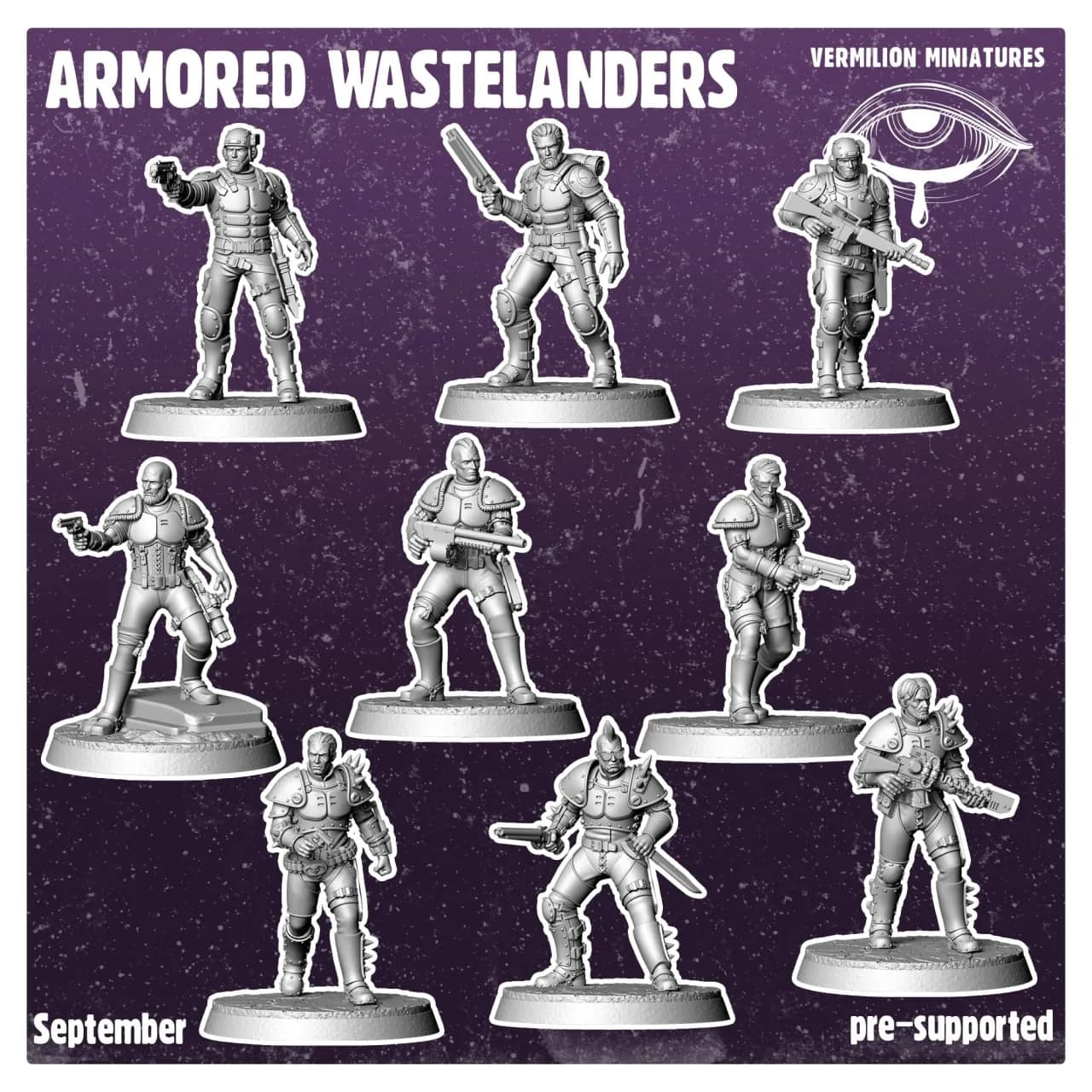 STL - Figuras de guerra posapocalíptica