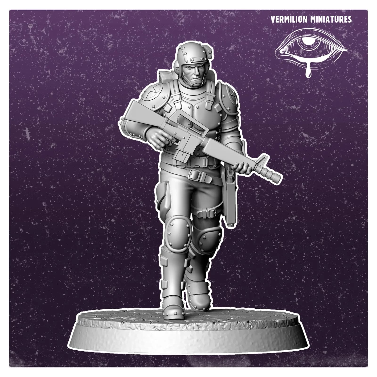 STL - Figuras de guerra posapocalíptica render 3