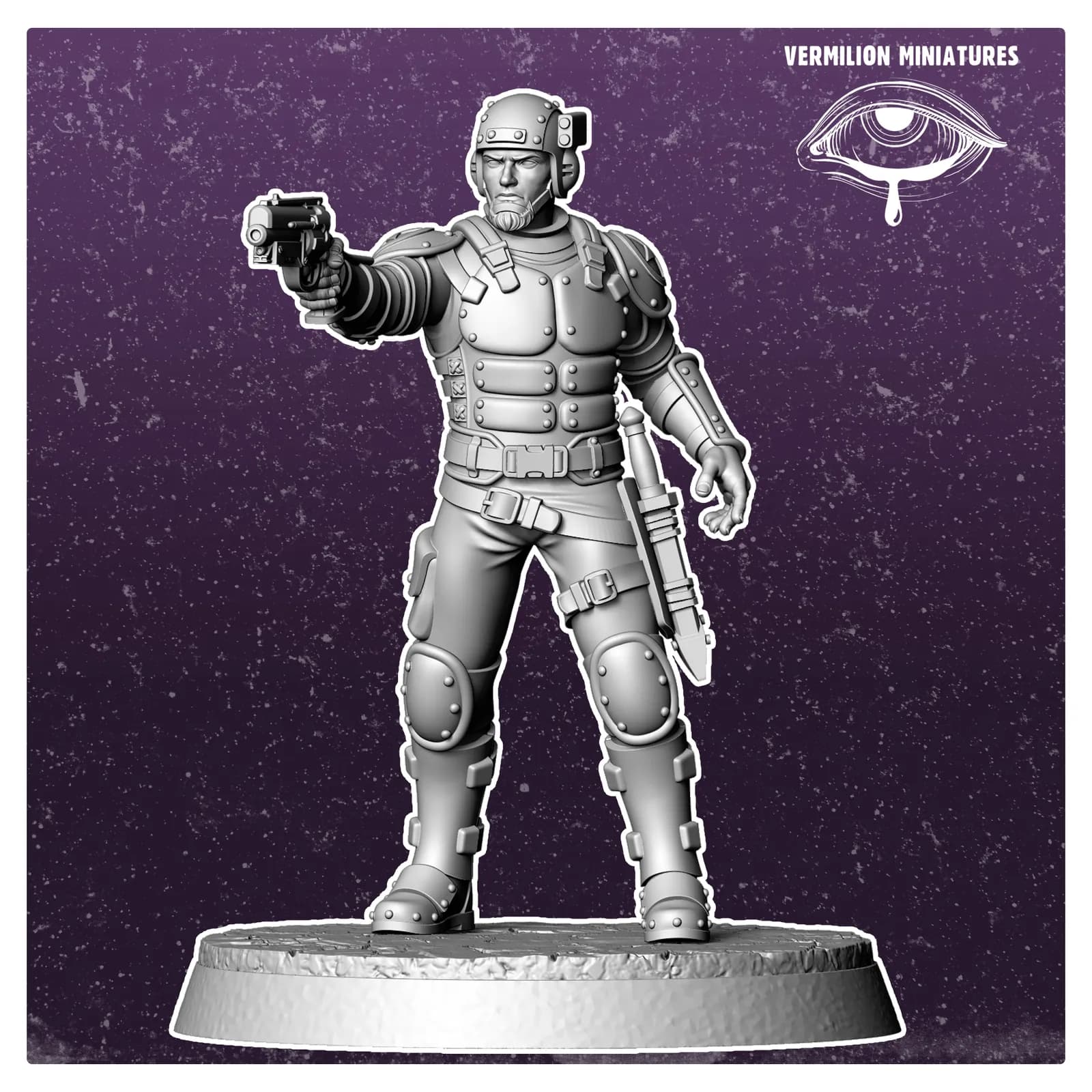 STL - Figuras de guerra posapocalíptica render 4