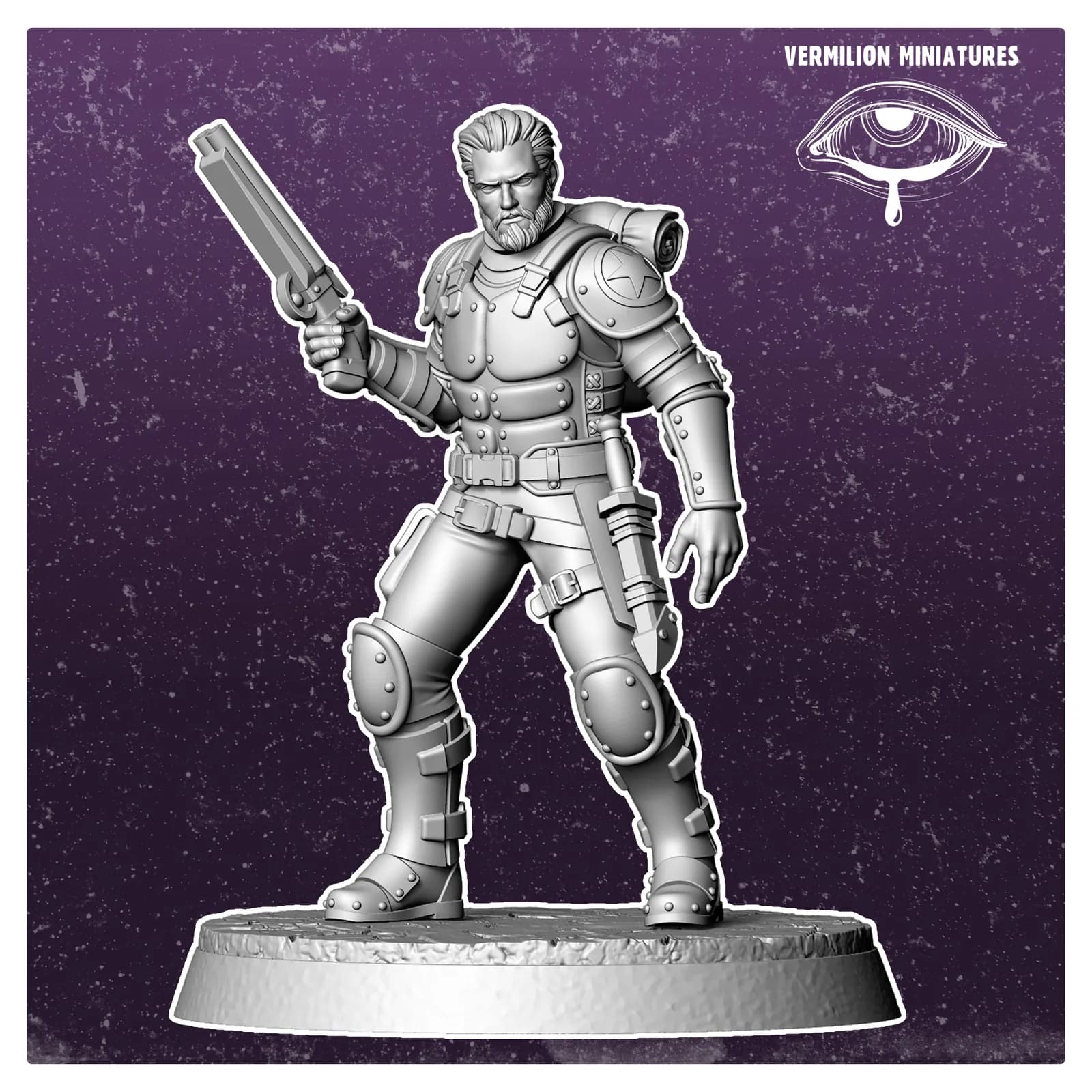 STL - Figuras de guerra posapocalíptica render 5