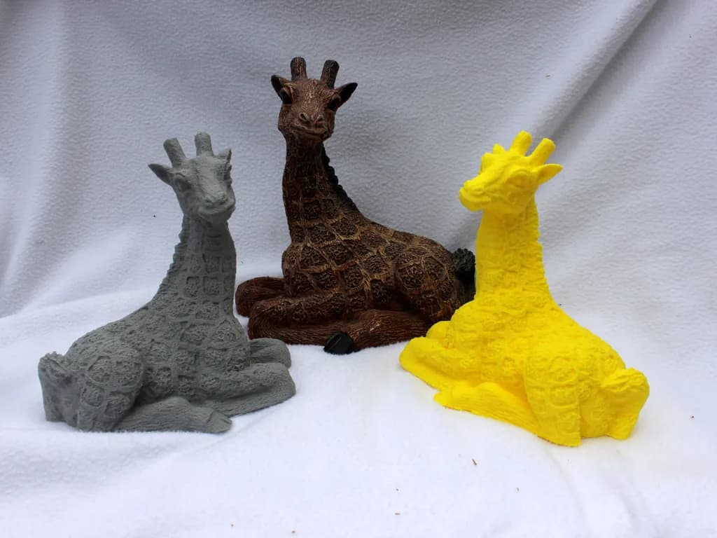 STL - Figuras de jirafa render 2