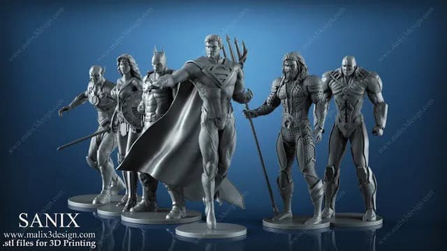 STL - Figuras de la Liga de la Justicia