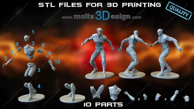 STL - Figuras de la Liga de la Justicia render 4
