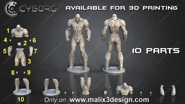 STL - Figuras de la Liga de la Justicia render 5