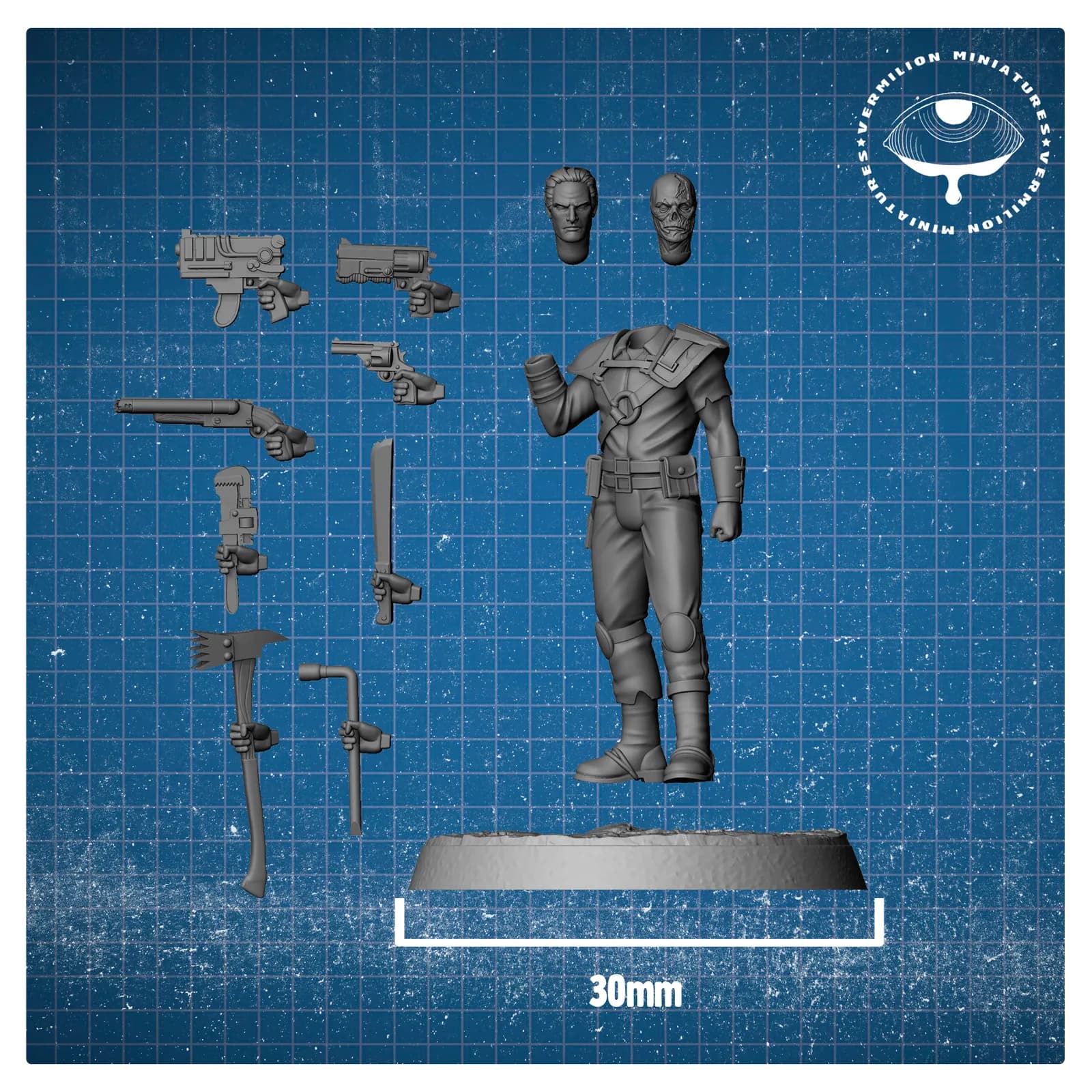 STL - Figuras de la saga Wastelanders render 4