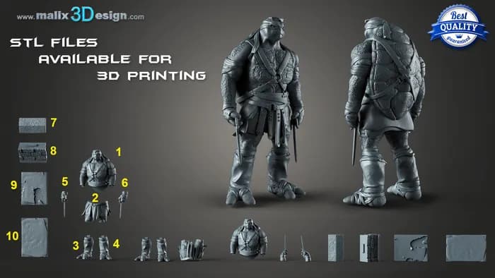 STL - Figuras de las Tortugas Ninja