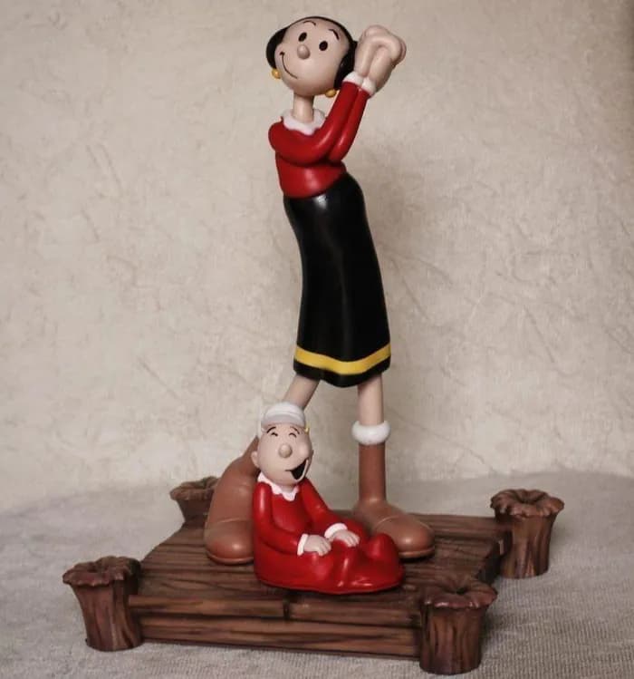 STL - Figuras de Popeye y Olivia Palito