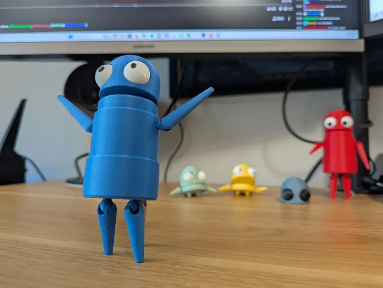 STL - Figuras de robots coleccionables render 2