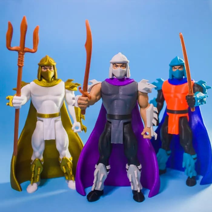 STL - Figuras de Shredder y secuaces