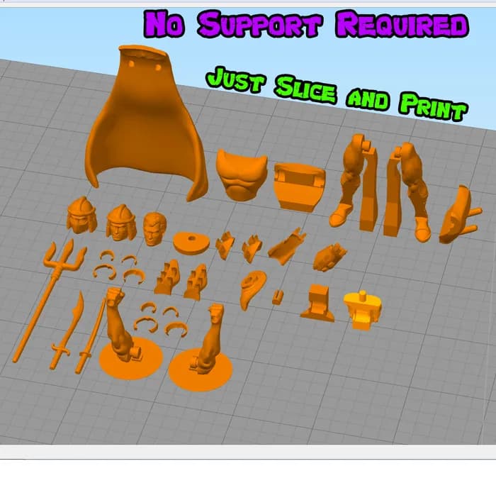 STL - Figuras de Shredder y secuaces render 3