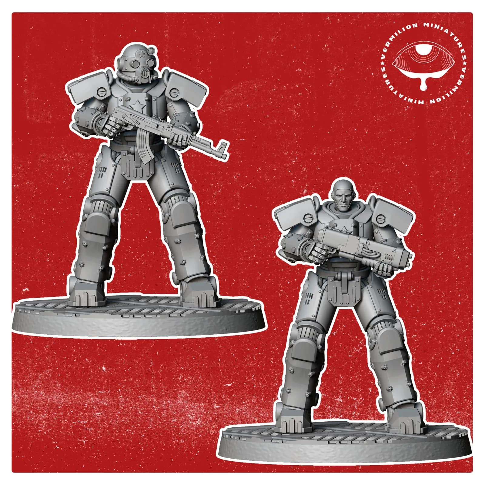 STL - Figuras de soldado "Amenaza Roja" render 2
