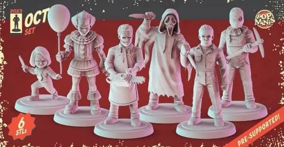 STL - Figuras de terror icónicas