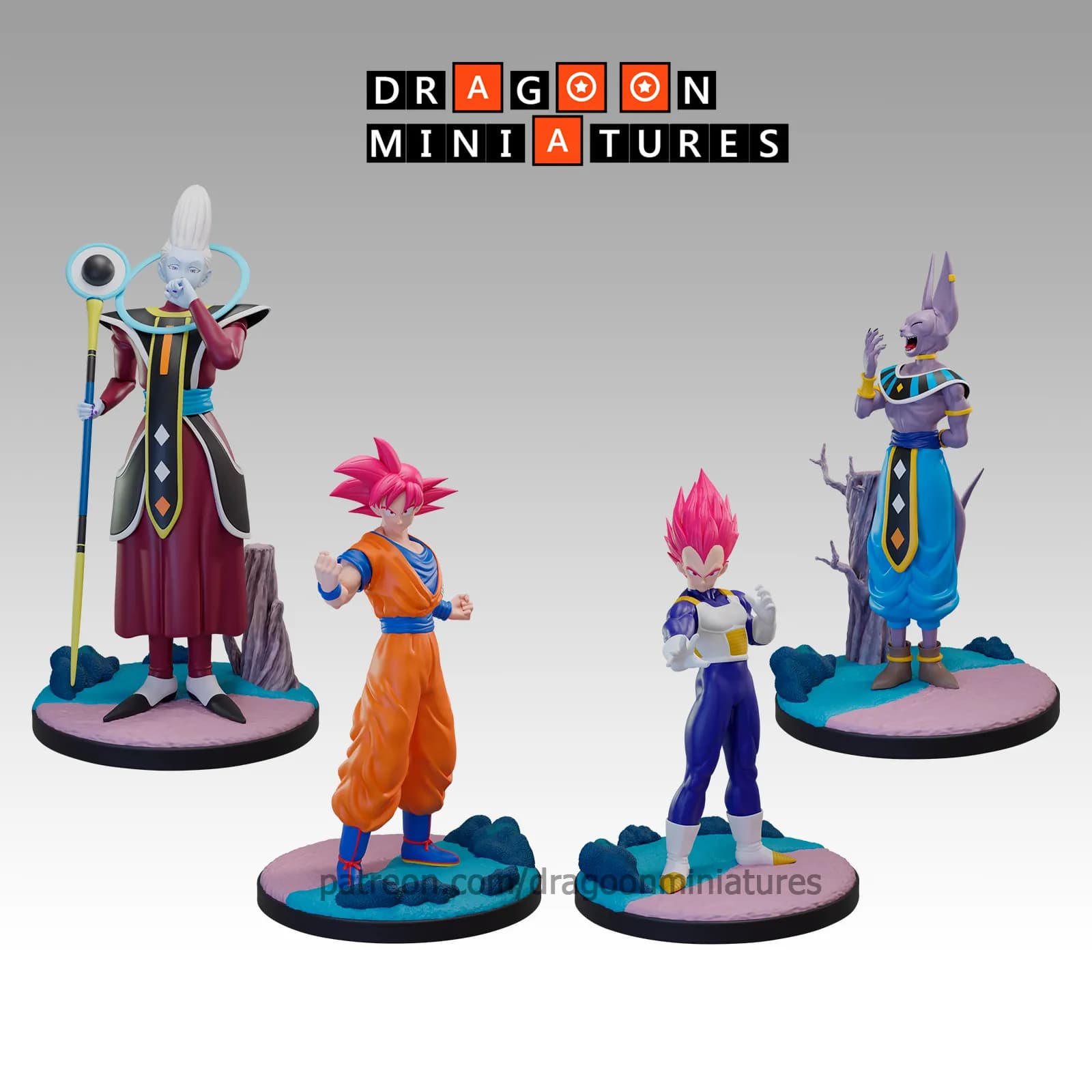 STL - Figuras Dragon Ball Super render 2