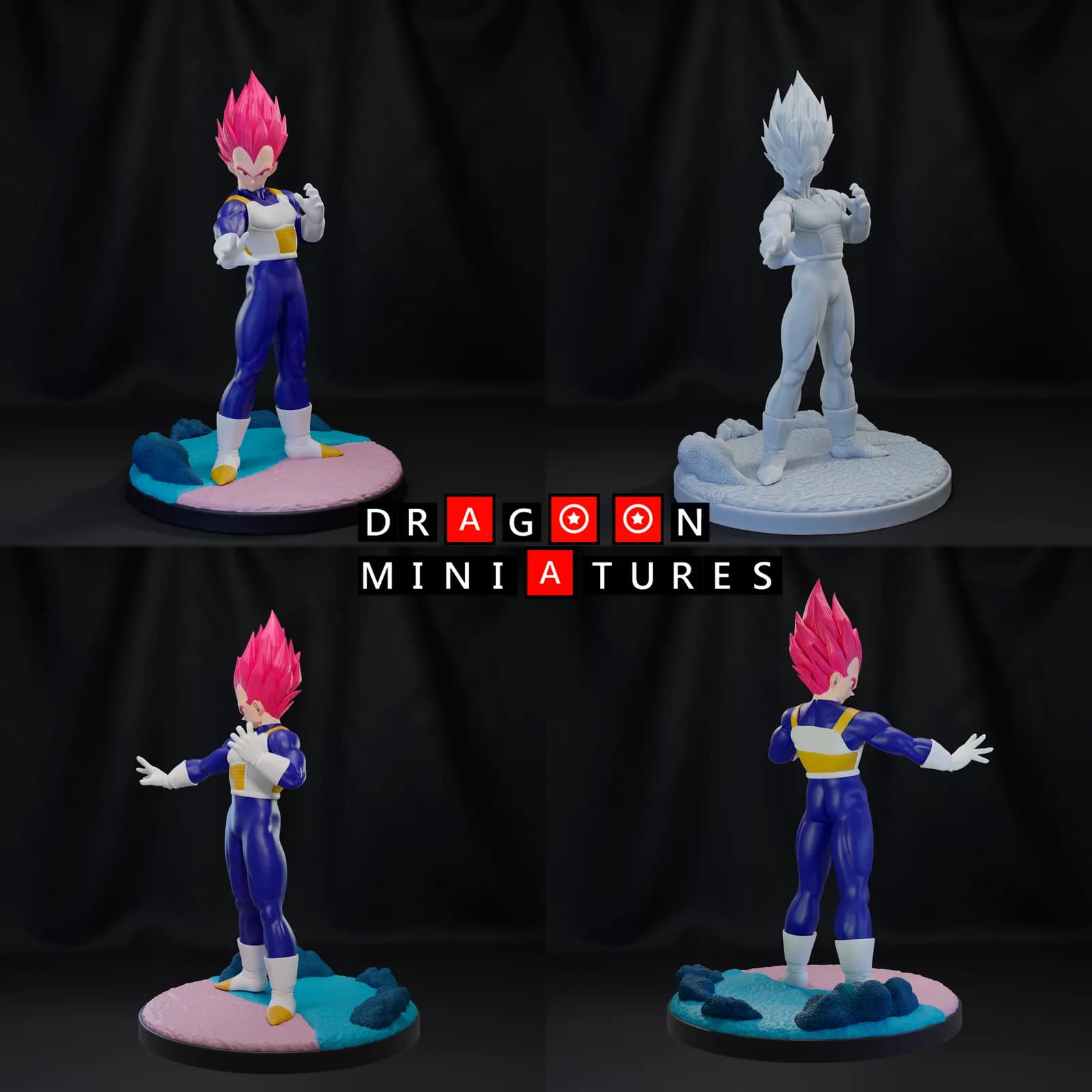 STL - Figuras Dragon Ball Super render 5