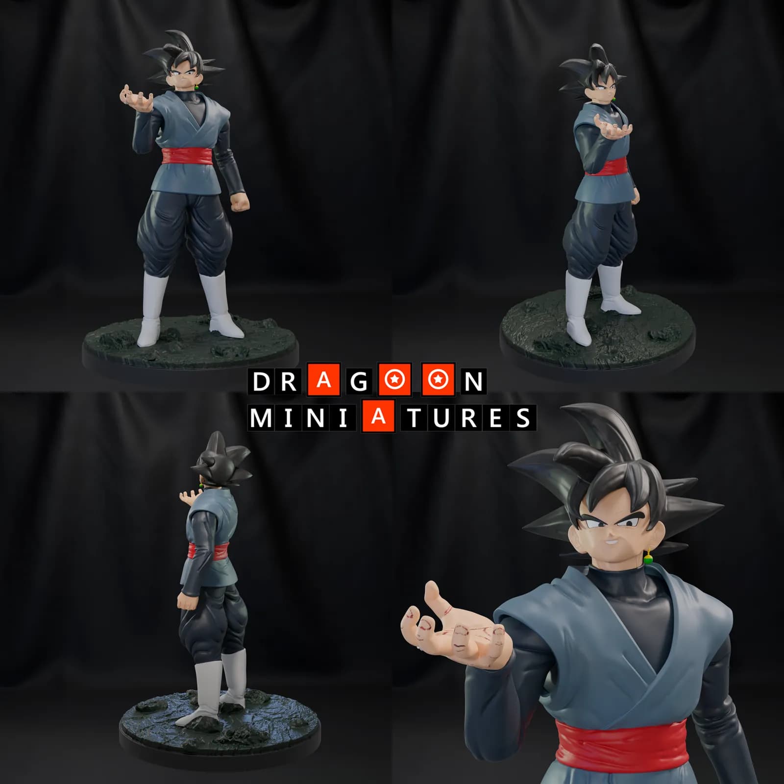 STL - Figuras Dragon Ball Z Miniaturas render 2