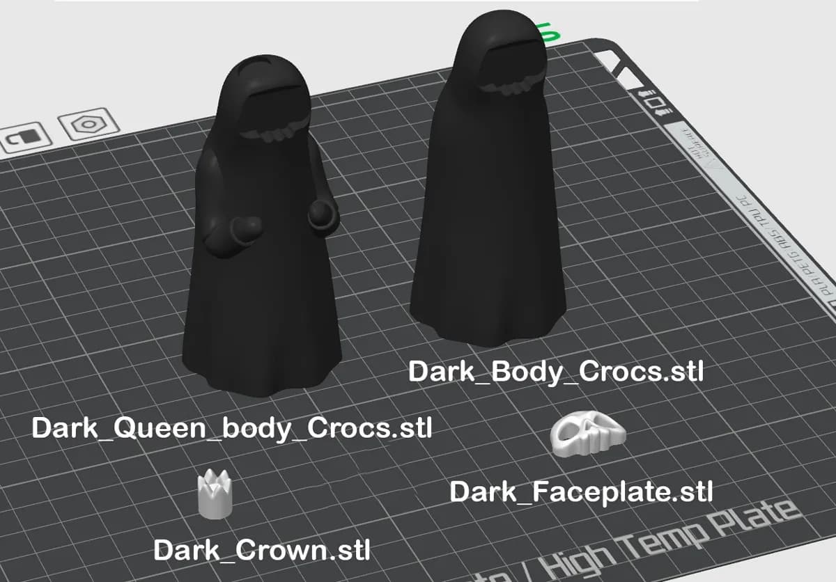 STL - Figuras estilo Catrina con gatos render 5