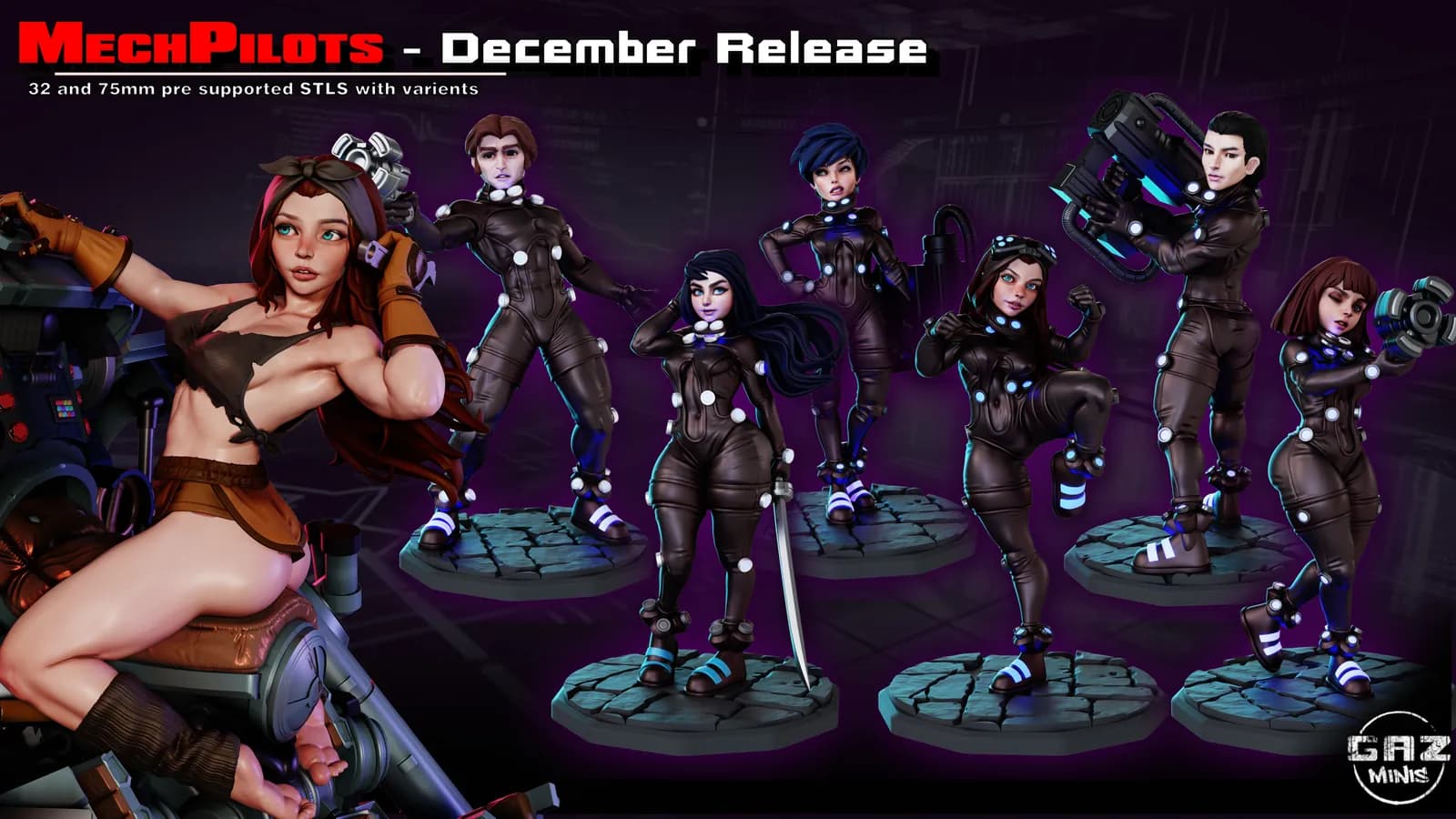 STL - Figuras Gantz Squad