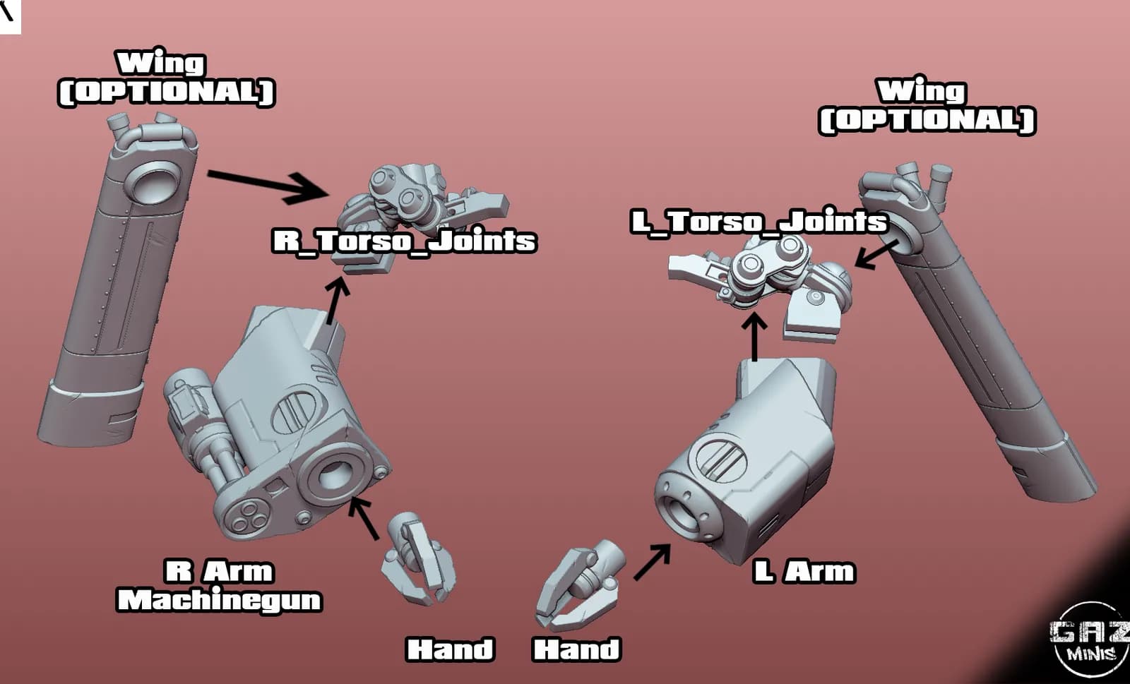 STL - Figuras Gantz Squad