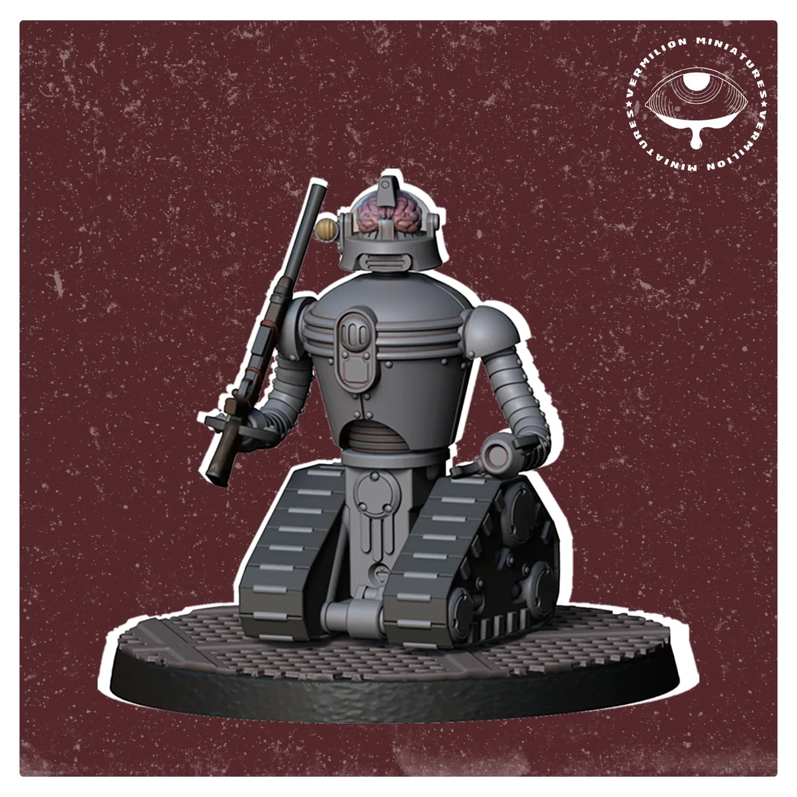 STL - Figuras robot estilo retro render 2