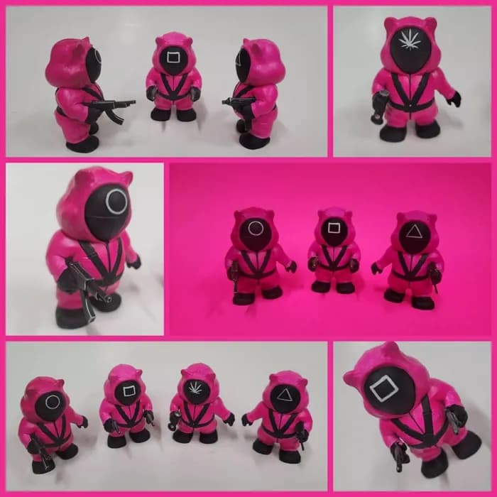 STL - Figuras Soldados Squid Game