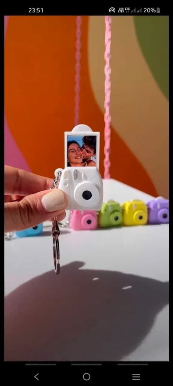 STL - Figurita de cámara con foto