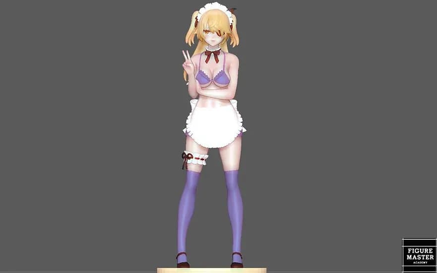 STL - Fischl Maid Figure