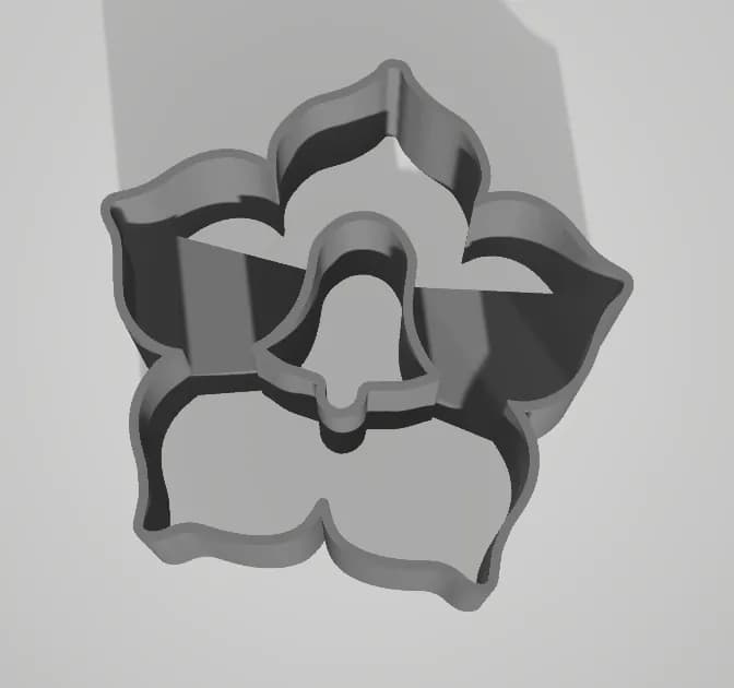 STL - flower w ring